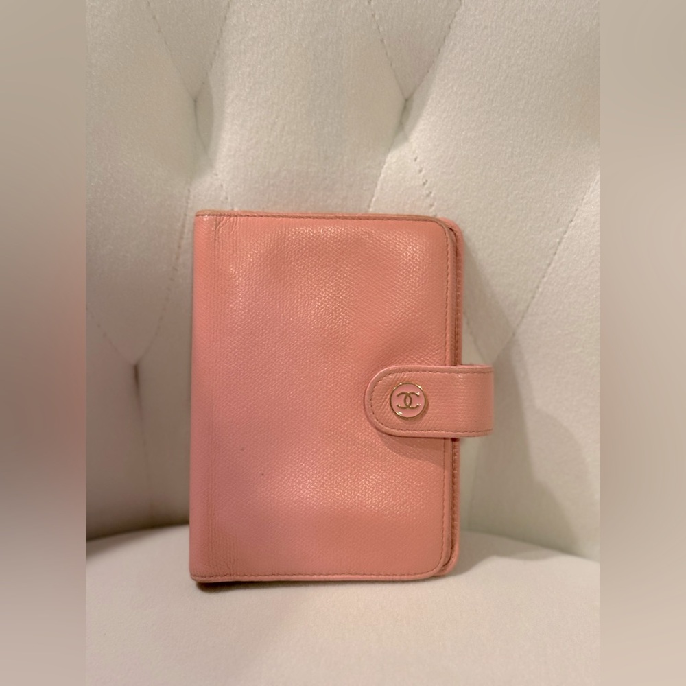 CHANEL Blush Pink Leather Agenda